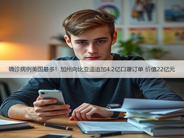 确诊病例美国最多！加州向比亚迪追加4.2亿口罩订单 价值22亿元(图2)
