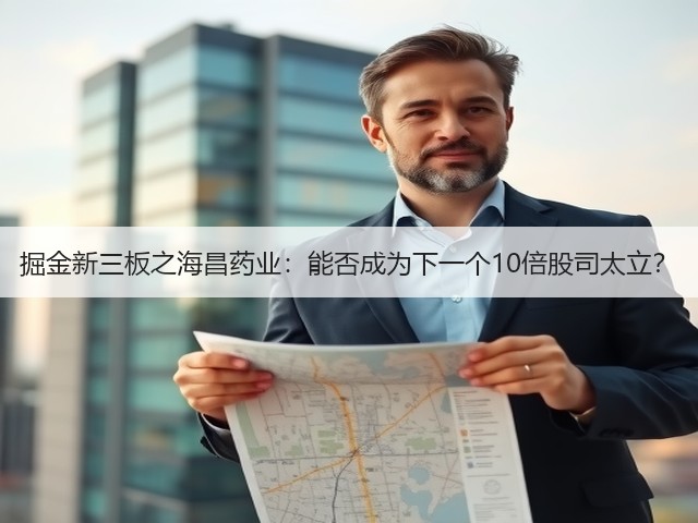 掘金新三板之海昌药业：能否成为下一个10倍股司太立？(图1)