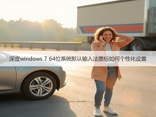 深度windows 7 64位系统默认输入法图标如何个性化设置(图1)
