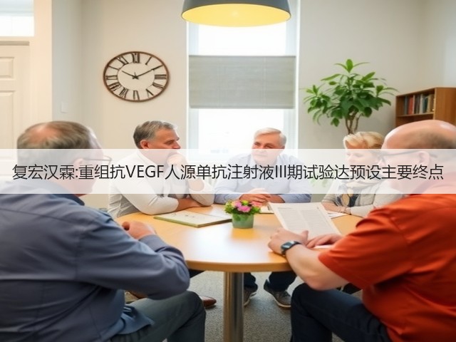 复宏汉霖:重组抗VEGF人源单抗注射液III期试验达预设主要终点(图1)