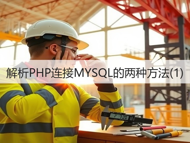 解析PHP连接MYSQL的两种方法(1)(图3)
