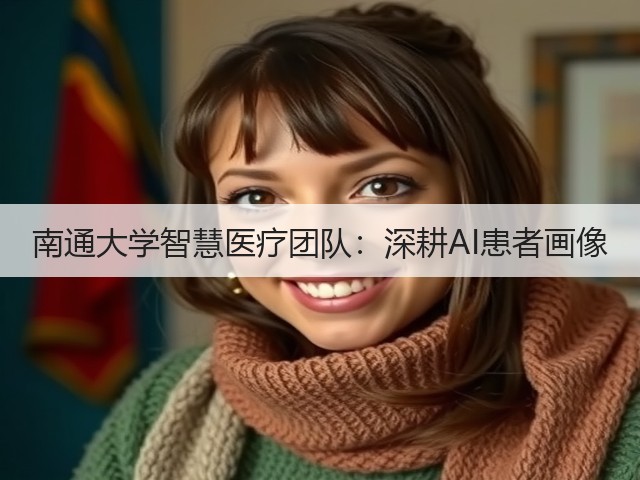南通大学智慧医疗团队：深耕AI患者画像(图2)