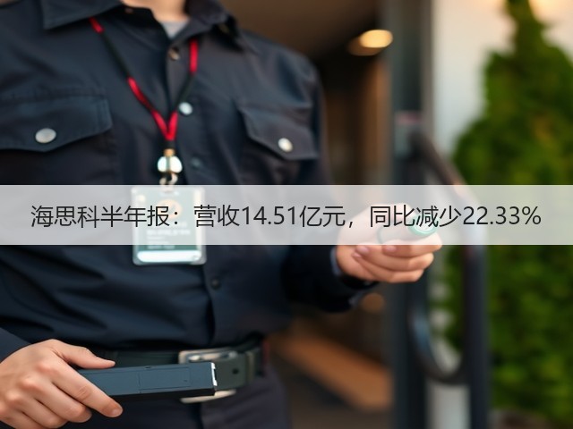 海思科半年报：营收14.51亿元，同比减少22.33%(图3)