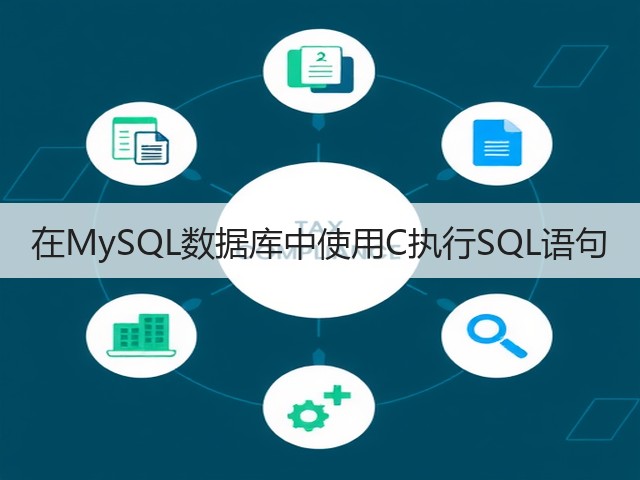 在MySQL数据库中使用C执行SQL语句(图1)