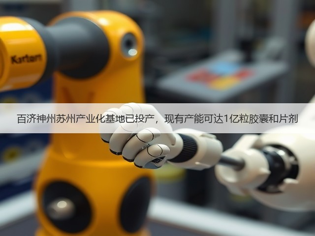 百济神州苏州产业化基地已投产，现有产能可达1亿粒胶囊和片剂(图3)