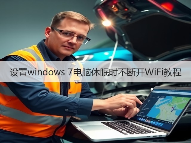 设置windows 7电脑休眠时不断开WiFi教程(图3)