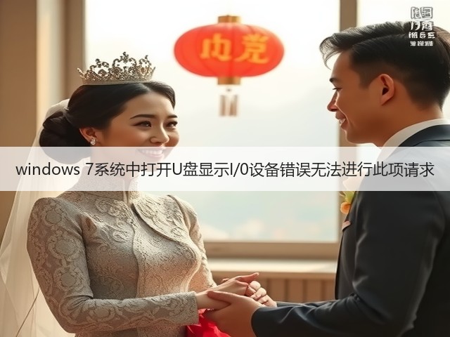 windows 7系统中打开U盘显示I/0设备错误无法进行此项请求(图3)