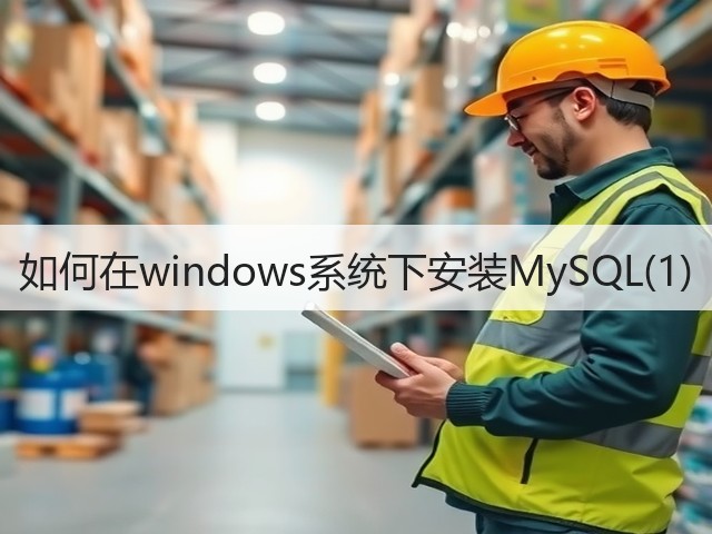 如何在windows系统下安装MySQL(1)(图3)