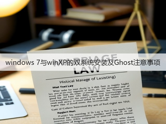 windows 7与winXP的双系统安装及Ghost注意事项(图2)