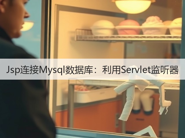 Jsp连接Mysql数据库：利用Servlet监听器(图3)