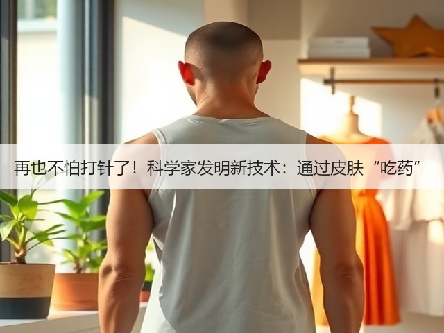 再也不怕打针了！科学家发明新技术：通过皮肤“吃药”(图2)
