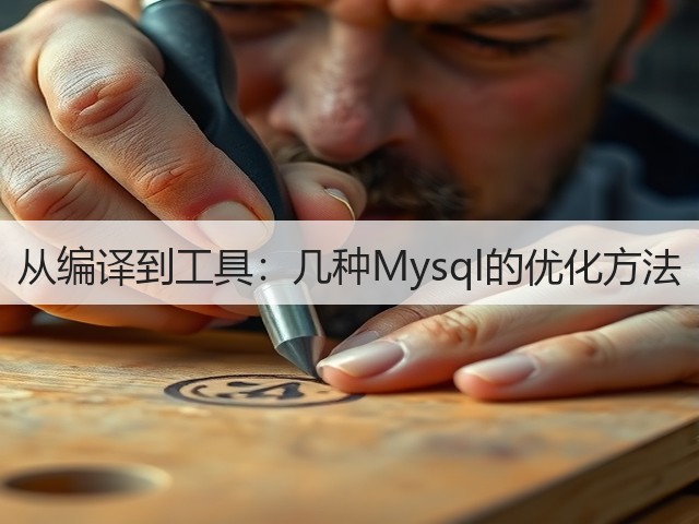 从编译到工具：几种Mysql的优化方法(图1)
