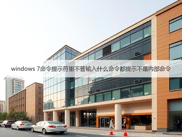 windows 7命令提示符里不管输入什么命令都提示不是内部命令(图2)