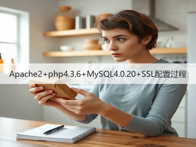 Apache2+php4.3.6+MySQL4.0.20+SSL配置过程(图2)