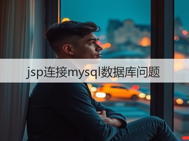 jsp连接mysql数据库问题(图1)
