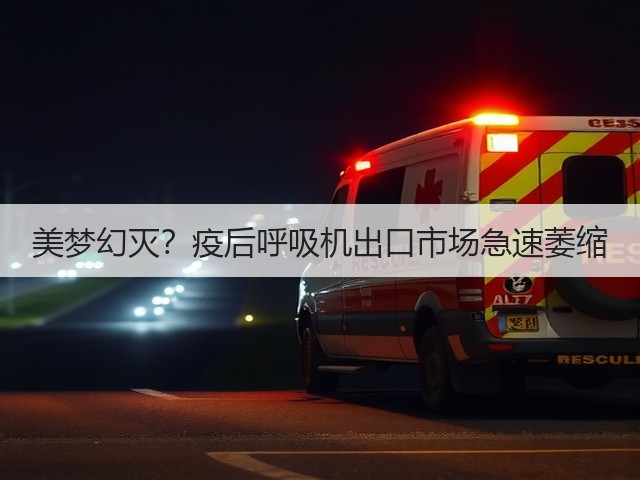 美梦幻灭？疫后呼吸机出口市场急速萎缩(图3)