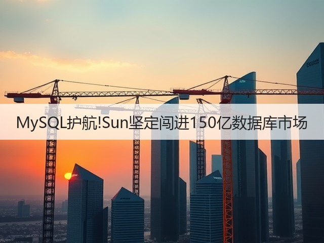 MySQL护航!Sun坚定闯进150亿数据库市场(图3)
