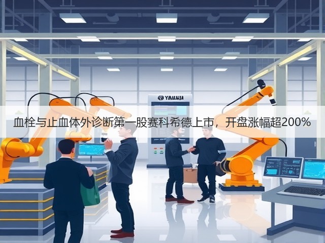 血栓与止血体外诊断第一股赛科希德上市，开盘涨幅超200%(图1)