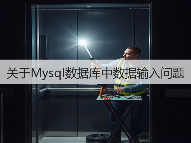 关于Mysql数据库中数据输入问题(图2)
