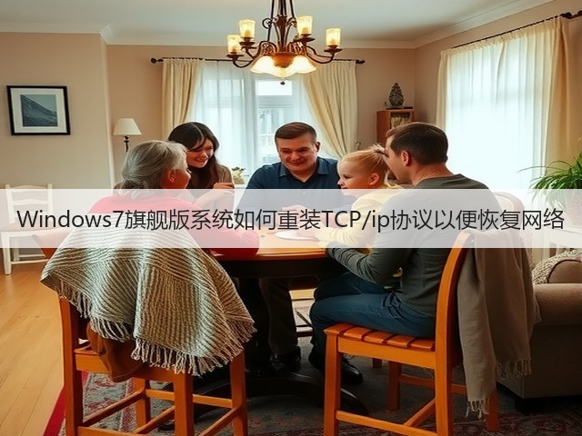 Windows7旗舰版系统如何重装TCP/ip协议以便恢复网络(图3)