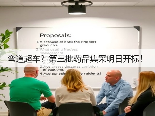 弯道超车？第三批药品集采明日开标！(图1)