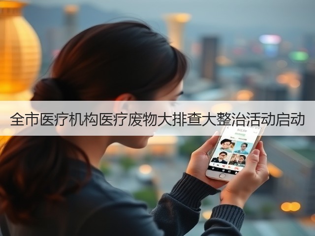 全市医疗机构医疗废物大排查大整治活动启动(图2)
