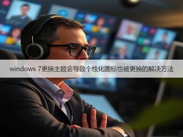 windows 7更换主题会导致个性化图标也被更换的解决方法(图3)