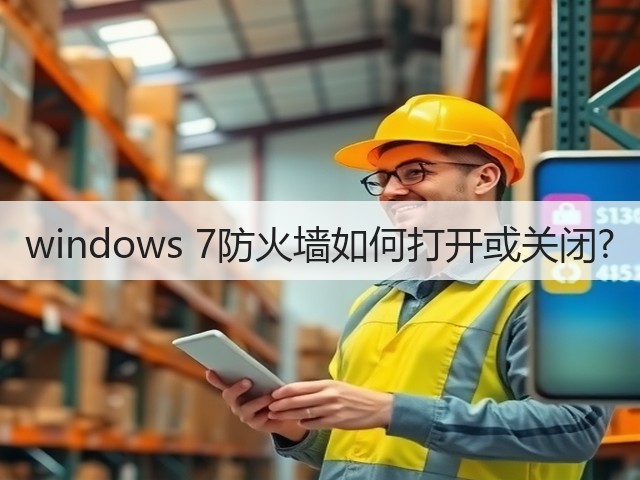 windows 7防火墙如何打开或关闭?(图2)