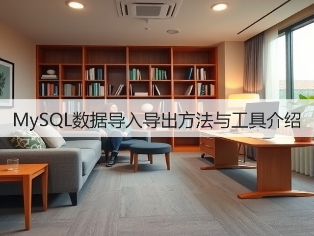 MySQL数据导入导出方法与工具介绍(图3)