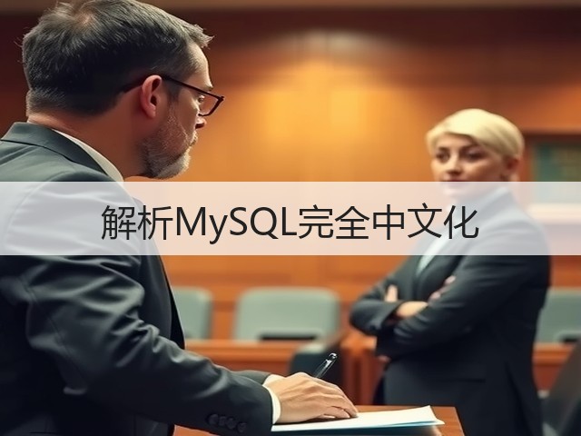 解析MySQL完全中文化(图1)