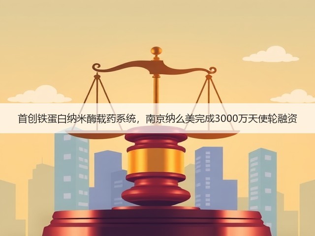 首创铁蛋白纳米酶载药系统，南京纳么美完成3000万天使轮融资(图3)