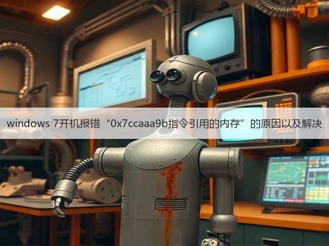 windows 7开机报错“0x7ccaaa9b指令引用的内存”的原因以及解决(图3)
