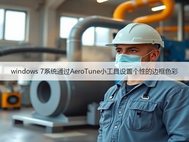 windows 7系统通过AeroTune小工具设置个性的边框色彩(图1)