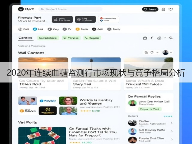 2020年连续血糖监测行市场现状与竞争格局分析(图2)