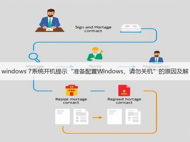 windows 7系统开机提示“准备配置Windows，请勿关机”的原因及解(图3)