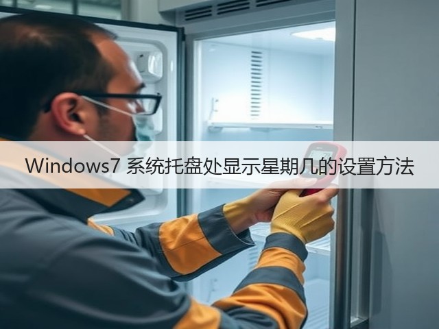Windows7 系统托盘处显示星期几的设置方法(图2)