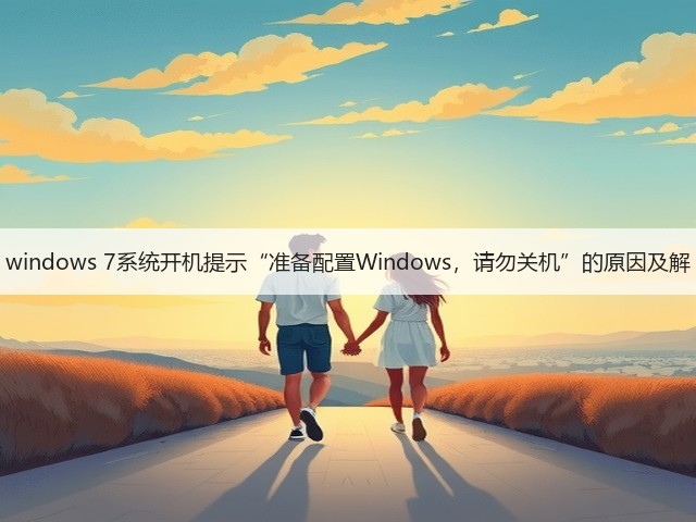 windows 7系统开机提示“准备配置Windows，请勿关机”的原因及解(图2)