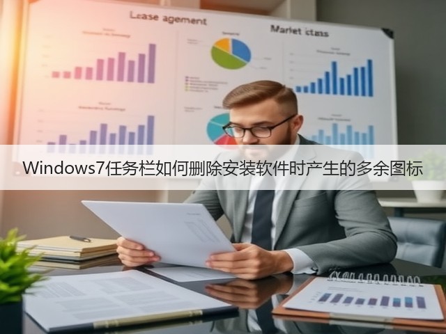 Windows7任务栏如何删除安装软件时产生的多余图标(图3)