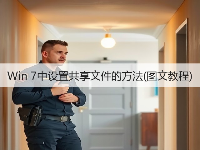 Win 7中设置共享文件的方法(图文教程)(图1)
