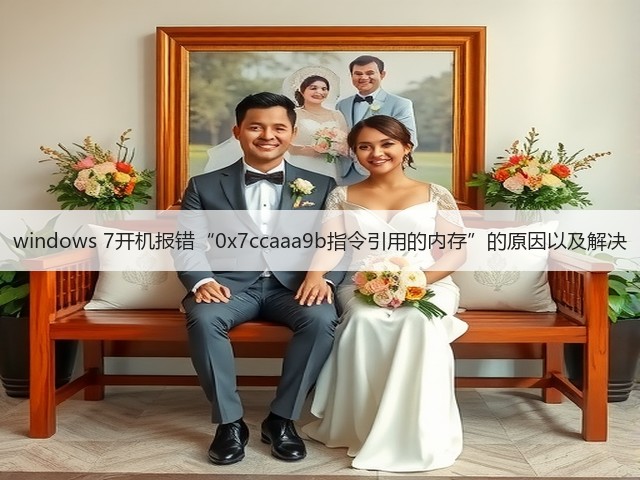 windows 7开机报错“0x7ccaaa9b指令引用的内存”的原因以及解决(图1)