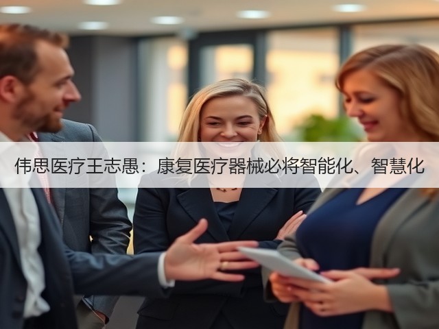 伟思医疗王志愚：康复医疗器械必将智能化、智慧化(图3)