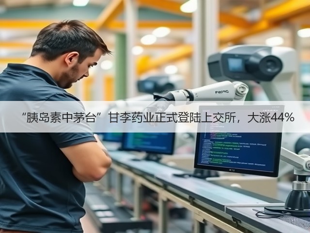 “胰岛素中茅台”甘李药业正式登陆上交所，大涨44%(图3)
