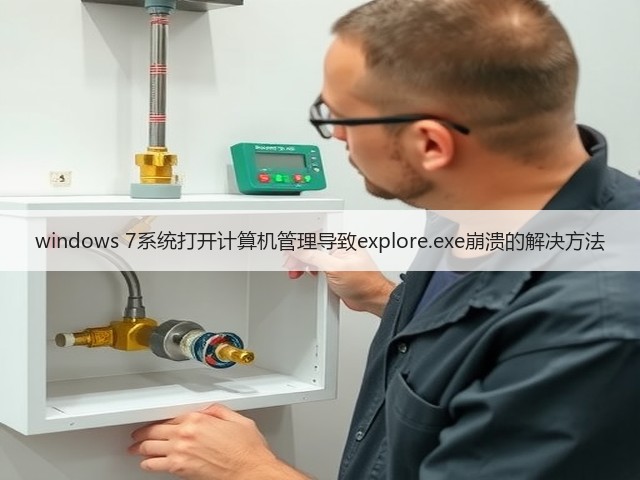 windows 7系统打开计算机管理导致explore.exe崩溃的解决方法(图3)