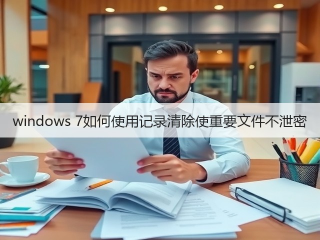windows 7如何使用记录清除使重要文件不泄密(图3)