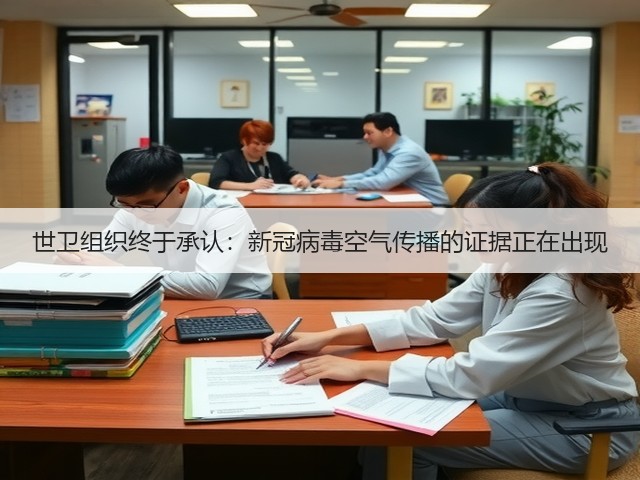 世卫组织终于承认：新冠病毒空气传播的证据正在出现(图1)
