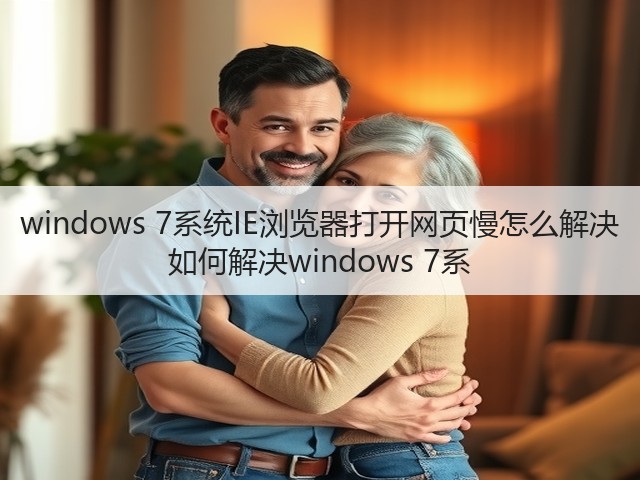 windows 7系统IE浏览器打开网页慢怎么解决 如何解决windows 7系(图2)