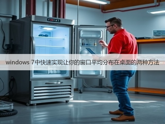 windows 7中快速实现让你的窗口平均分布在桌面的两种方法(图2)