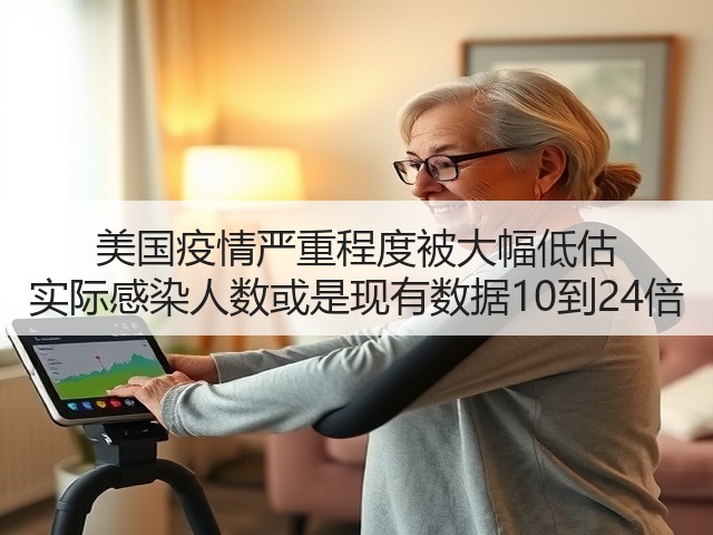 美国疫情严重程度被大幅低估 实际感染人数或是现有数据10到24倍(图1)
