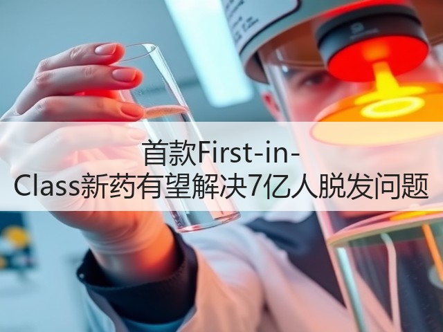 首款First-in-Class新药有望解决7亿人脱发问题(图2)