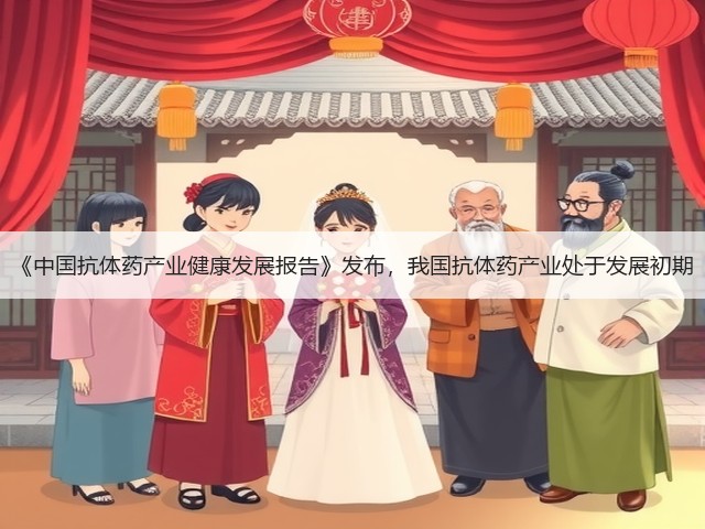 《中国抗体药产业健康发展报告》发布，我国抗体药产业处于发展初期(图2)